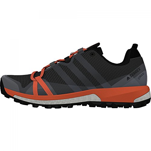 adidas Damen Terrex Agravic GTX Trekking-& Wanderhalbschuhe, Grau-Orange