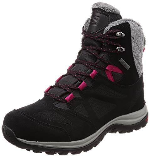 Salomon Damen Ellipse Winter GTX Trekking-& Wanderhalbschuhe, Schwarz