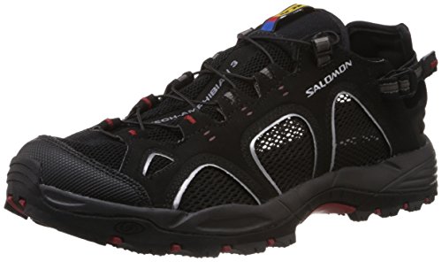 Salomon Techamphibian 3, Herren Trekking- & Wanderhalbschuhe, Schwarz