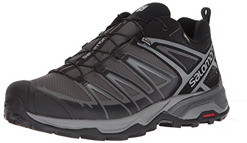 Salomon Herren Ultra 3 GTX Trekking- & Wanderhalbschuhe, Schwarz-Grau