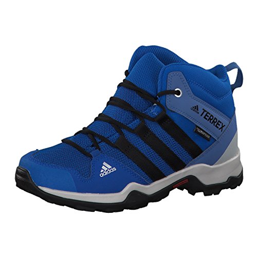 adidas Unisex-Kinder Terrex AX2R MID Climaproof Trekking-& Wanderstiefel, Blau