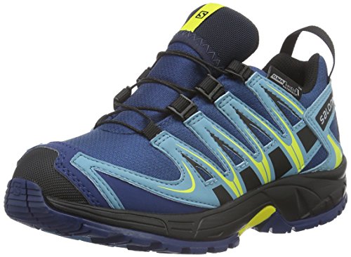 Salomon Unisex-Kinder XA Pro 3D Traillaufschuhe, Blau