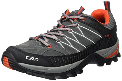 CMP Herren Rigel Low WP Trekking-& Wanderhalbschuhe, Schwarz-Grafit