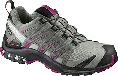 Salomon Damen XA Pro 3D GTX, Trailrunning-Schuhe, Wasserdicht, grau