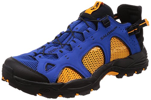 Salomon Herren Techamphibian 3 Trekking-& Wanderhalbschuhe, Gelb-Blau