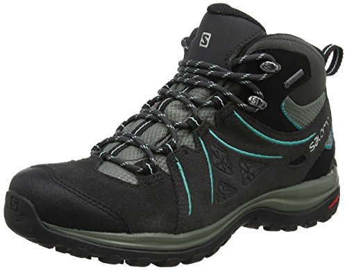 Salomon Damen Ellipse 2 GTX Mid LTR W, Wander- und Multifunktionsschuhe, schwarz